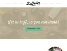 Tablet Screenshot of buffettesshoeshine.com